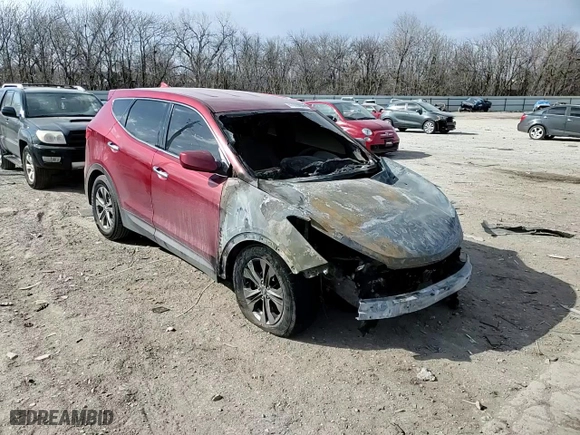 2015 Hyundai Santa Fe Sport with VIN 5XYZT3LB9FG259098, listed as a Copart auction lot 47095765 with 0 mi miles and Salvage Title. Bid and sale history available at carsss.com. Image 12.