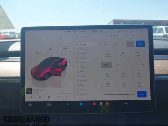 2023 Tesla Model Y Long Range with VIN 7SAYGDEE4PA037218, listed as a IAAI auction lot 42232704 with 18,756 mi miles and . Bid and sale history available at DreamBid. Image 21.