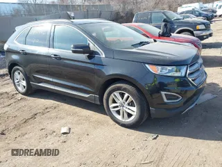 2015 Ford Edge SEL with VIN 2FMTK4J87FBB62259, listed as a IAAI auction lot 41894442 with 185,004 mi miles. Bid and sale history available at carsss.com. Image 1.