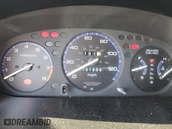 1997 Honda Civic LX z VIN JHMEJ6671VS036302, wystawiony jako Copart lot #54006905 z przebiegiem 201 909 mil mil oraz Szkoda całkowita • Salvage title. Historia ofert i sprzedaży dostępna na DreamBid. Obrazek 9.