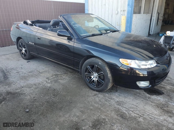 2001 Toyota Camry Solara SE with VIN 2T1FF28P91C517522, listed as a Copart auction lot 82712704 with 109,747 mi miles and Salvage Title. Bid and sale history available at carsss.com. Image 4.