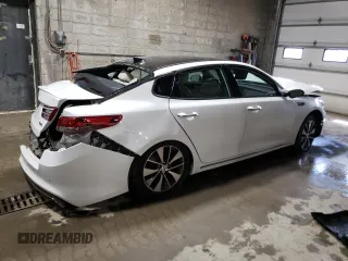 2016 Kia Optima SXL Turbo with VIN 5XXGV4L26GG052021, listed as a Copart auction lot 54018535 with 109,409 mi miles and Salvage title. Bid and sale history available at DreamBid. Image 3.