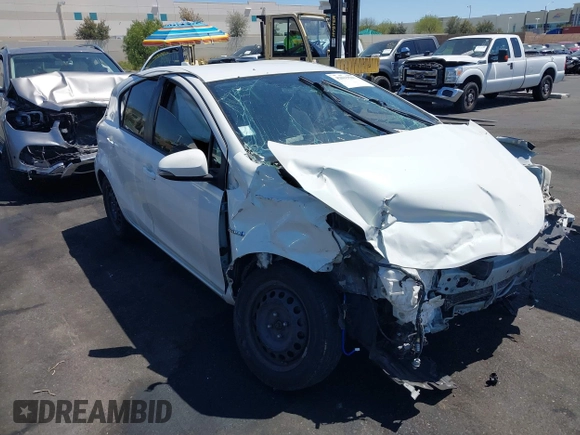 2015 Toyota Prius One with VIN JTDKDTB34F1112714, listed as a IAAI auction lot 42019567 with 163,411 mi miles and . Bid and sale history available at carsss.com. Image 1.