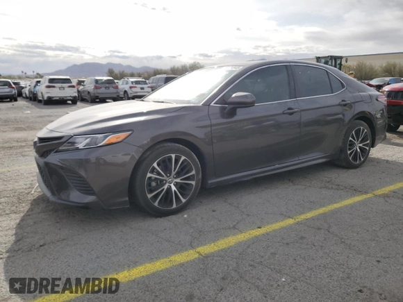 2019 Toyota Camry LE with VIN 4T1B11HK2KU804048, listed as a Copart auction lot 49124945 with 57,710 mi miles and Salvage Title. Bid and sale history available at carsss.com. Image 1.