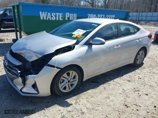 2019 Hyundai Elantra Preferred with VIN KMHD84LF4KU743494, listed as a IAAI auction lot 41821777 with 147,704 mi miles. Bid and sale history available at carsss.com. Image 17.