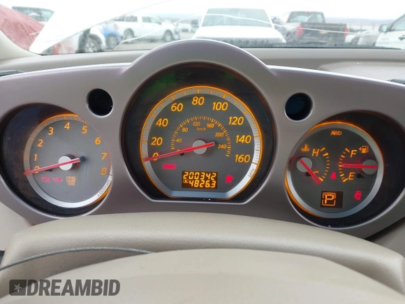 2007 Nissan Murano S with VIN JN8AZ08W17W615235, listed as a IAAI auction lot 41539442 with 200,342 mi miles and . Bid and sale history available at DreamBid. Image 7.