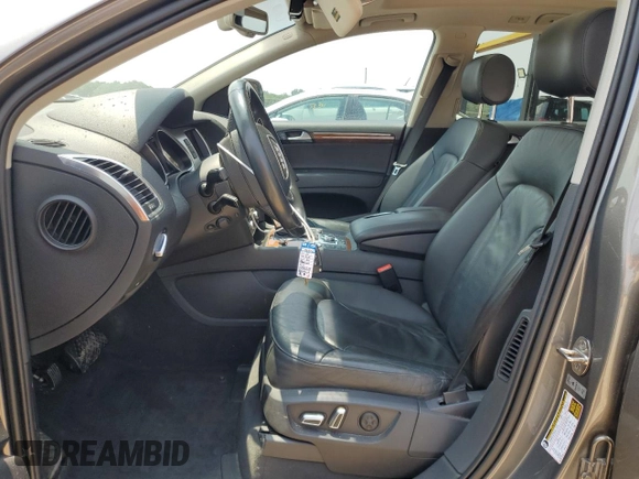 2015 Audi Q7 Premium Plus with VIN WA1LGAFE8FD006318, listed as a Copart auction lot 59210825 with 91,891 mi miles and Salvage title. Bid and sale history available at DreamBid. Image 7.