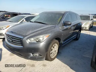 2013 Infiniti JX35 with VIN 5N1AL0MM3DC321135, listed as a Copart auction lot 75386164 with 0 mi miles and Non Repairable. Bid and sale history available at carsss.com. Image 1.