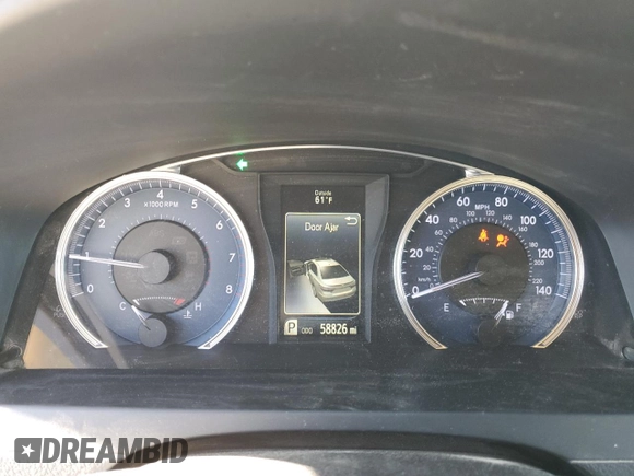 2016 Toyota Camry XLE with VIN 4T1BF1FK5GU125824, listed as a Copart auction lot 49479785 with 58,826 mi miles and Salvage Title. Bid and sale history available at carsss.com. Image 9.