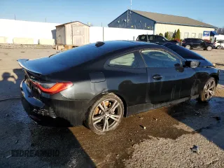 2021 BMW 4 Series 430i xDrive with VIN WBA73AP00MCE73967, listed as a Copart auction lot 75868144 with 28,132 mi miles and Salvage Title. Bid and sale history available at carsss.com. Image 3.