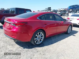 2016 Mazda Mazda6 i Touring with VIN JM1GJ1V5XG1420598, listed as a IAAI auction lot 42054889 with 90,556 mi miles. Bid and sale history available at carsss.com. Image 4.