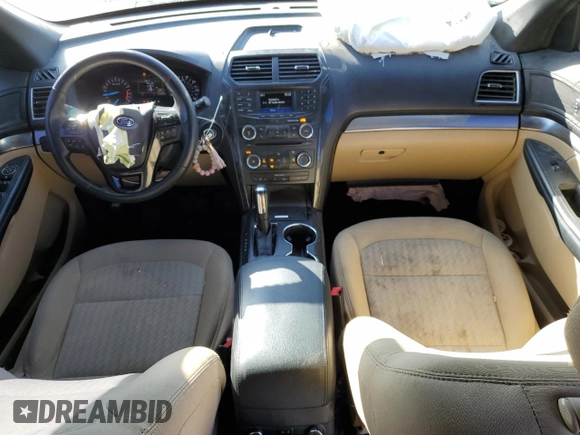 2017 Ford Explorer with VIN 1FM5K8B86HGD87332, listed as a Copart auction lot 77279364 with 107,107 mi miles and Salvage Title. Bid and sale history available at DreamBid. Image 8.