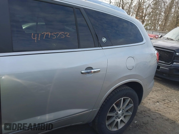 2014 Buick Enclave Leather with VIN 5GAKVBKD9EJ361204, listed as a IAAI auction lot 41795752 with 92,834 mi miles and . Bid and sale history available at DreamBid. Image 6.