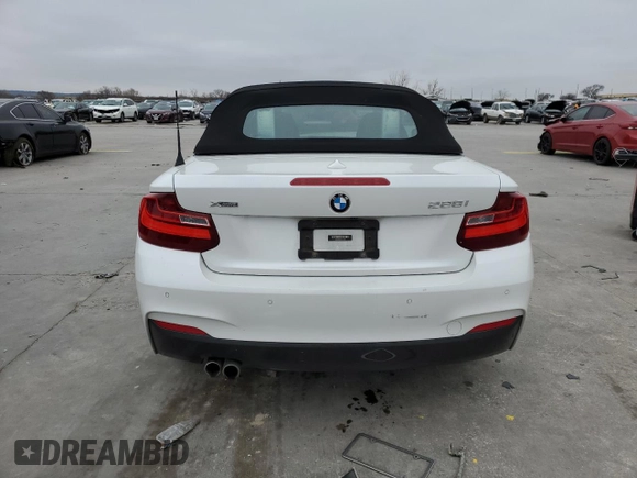 2016 BMW 2 Series 228i xDrive with VIN WBA1L9C5XGV767565, listed as a Copart auction lot 39155803 with 0 mi miles. Bid and sale history available at carsss.com. Image 6.