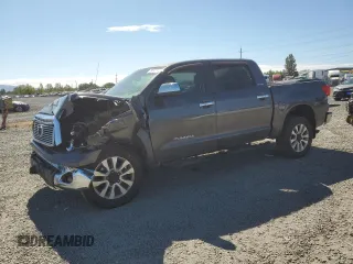 2012 Toyota Tundra 4WD Truck LTD with VIN 5TFHY5F15CX256557, listed as a Copart auction lot 58452704 with 128,640 mi miles and Salvage Title. Bid and sale history available at carsss.com. Image 1.