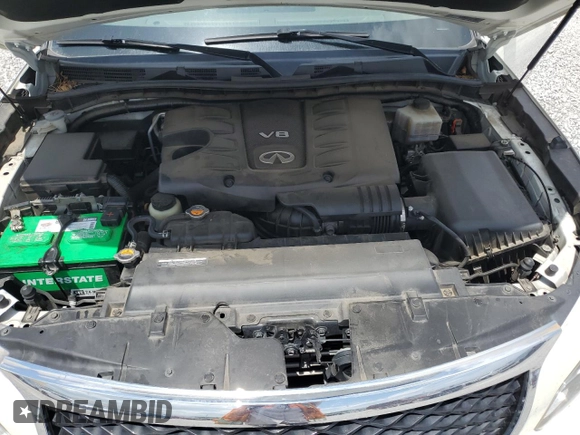 2017 Infiniti QX80 with VIN JN8AZ2NE3H9158872, listed as a Copart auction lot 52589435 with 116,980 mi miles and Salvage title. Bid and sale history available at DreamBid. Image 12.