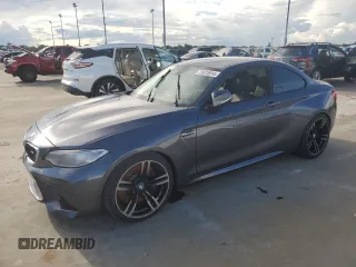 2016 BMW M2 with VIN WBS1H9C52GV786091, listed as a Copart auction lot 73875914 with 0 mi miles and Salvage Title. Bid and sale history available at carsss.com. Image 1.