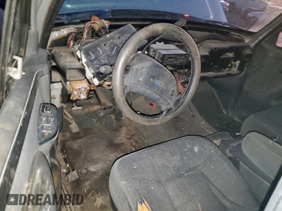 1993 Ford F-150 with VIN 1FTEX15NXPKA17401, listed as a Copart auction lot 80912024 with 0 mi miles and Salvage Title. Bid and sale history available at carsss.com. Image 8.