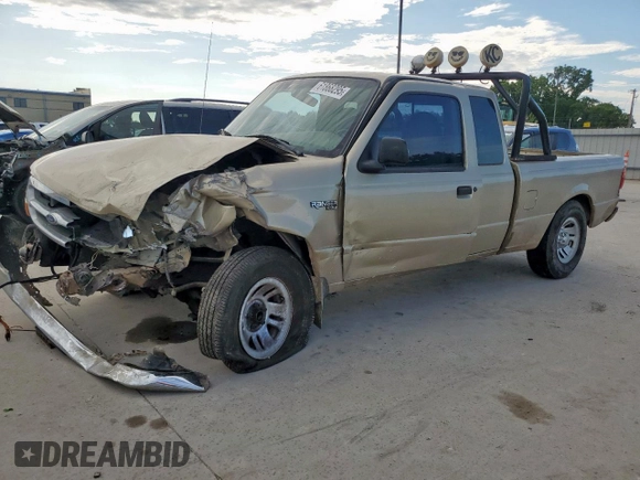 1999 Ford Ranger XL with VIN 1FTYR14VXXPA72216, listed as a Copart auction lot 61868295 with 230,074 mi miles and Salvage title. Bid and sale history available at DreamBid. Image 1.