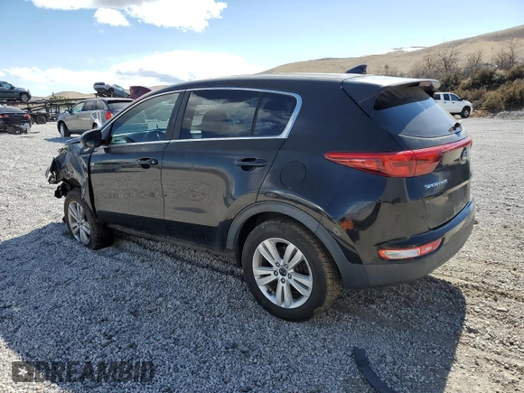 2018 Kia Sportage LX with VIN KNDPMCAC8J7316512, listed as a Copart auction lot 47143515 with 117,147 mi miles and Salvage Title. Bid and sale history available at DreamBid. Image 2.