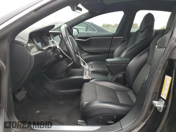 2018 Tesla Model S 75D with VIN 5YJSA1E29JF293521, listed as a Copart auction lot 50104625 with 93,428 mi miles and Salvage Title. Bid and sale history available at DreamBid. Image 7.