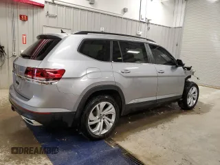 2021 Volkswagen Atlas SE with VIN 1V2HR2CA7MC532146, listed as a Copart auction lot 51283325 with 46,545 mi miles and Salvage title. Bid and sale history available at DreamBid. Image 3.