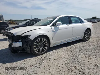 2017 Lincoln Continental Reserve with VIN 1LN6L9RP7H5608176, listed as a Copart auction lot 58508574 with 61,002 mi miles and Salvage Title. Bid and sale history available at carsss.com. Image 1.