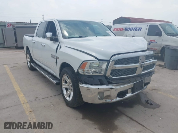 2017 Ram 1500 Lone Star Silver z VIN 1C6RR6LT7HS791379, wystawiony jako IAAI lot #42196470 z przebiegiem 96 222 mil mil oraz . Historia ofert i sprzedaży dostępna na DreamBid. Obrazek 1.