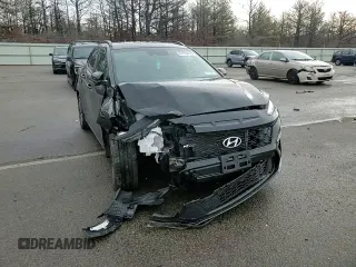 2023 Hyundai Kona N Line with VIN KM8K3CA36PU944250, listed as a Copart auction lot 42755615 with 16,417 mi miles and Salvage Title. Bid and sale history available at carsss.com. Image 11.