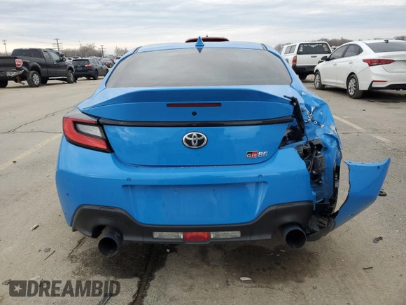 2023 Toyota GR86 Premium with VIN JF1ZNBF12P8757388, listed as a Copart auction lot 87892535 with 30,615 mi miles and Salvage Title. Bid and sale history available at carsss.com. Image 6.