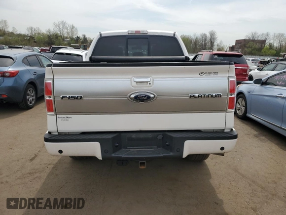 2013 Ford F-150 XL with VIN 1FTFW1ET8DFC52566, listed as a Copart auction lot 54368145 with 143,836 mi miles and Salvage Title. Bid and sale history available at carsss.com. Image 6.
