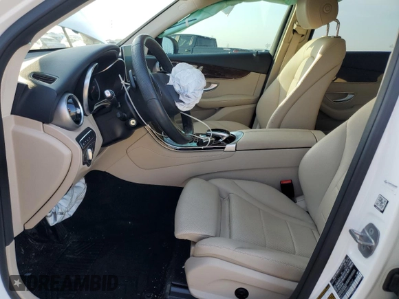 2019 Mercedes-Benz GLC 300 with VIN WDC0G4JBXKV130967, listed as a Copart auction lot 56243325 with Not provided miles and Salvage title. Bid and sale history available at DreamBid. Image 7.