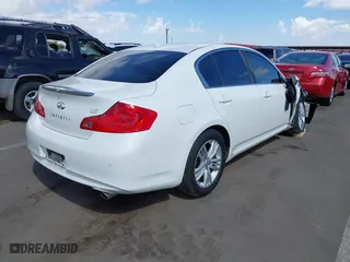 2013 Infiniti G37 Sedan Journey with VIN JN1CV6AP3DM300839, listed as a IAAI auction lot 42034511 with 1 mi miles. Bid and sale history available at carsss.com. Image 4.