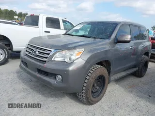 2011 Lexus GX 460 with VIN JTJBM7FX8B5020462, listed as a IAAI auction lot 41953856 with 201,311 mi miles. Bid and sale history available at carsss.com. Image 2.