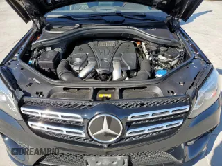 2019 Mercedes-Benz GLS 550 with VIN 4JGDF7DE1KB222435, listed as a Copart auction lot 47496225 with 123,697 mi miles and Clean title. Bid and sale history available at DreamBid. Image 12.
