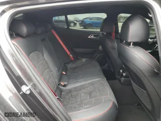 2023 Kia Stinger GT2 with VIN KNAE55LC9P6127666, listed as a Copart auction lot 80554914 with 26,500 mi miles and Salvage Title. Bid and sale history available at carsss.com. Image 10.