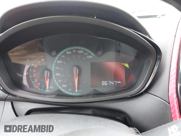2016 Chevrolet Spark LS with VIN KL8CB6SA8GC611654, listed as a IAAI auction lot 41527761 with 86,747 mi miles. Bid and sale history available at carsss.com. Image 7.