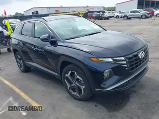 2022 Hyundai Tucson SEL Convenience with VIN KM8JFCA10NU049450, listed as a IAAI auction lot 41915300 with 23,584 mi miles and . Bid and sale history available at carsss.com. Image 1.