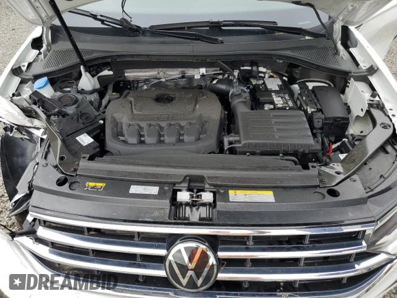 2024 Volkswagen Tiguan SE with VIN 3VVMB7AX7RM174711, listed as a Copart auction lot 56781655 with 7,253 mi miles and Salvage title. Bid and sale history available at DreamBid. Image 12.