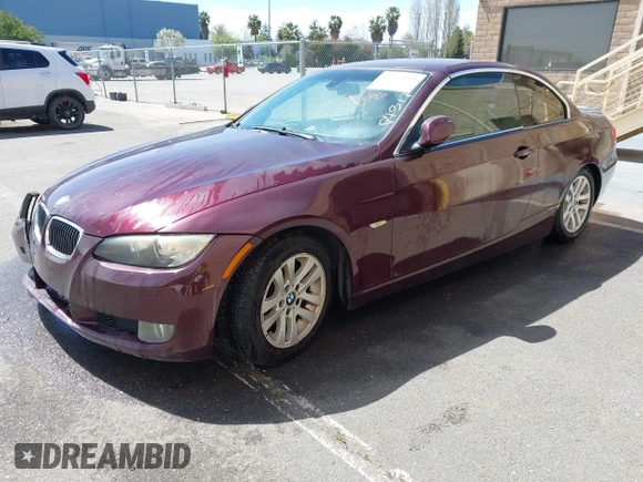 2008 BMW 3 Series 328i with VIN WBAWR33548P152596, listed as a IAAI auction lot 42033747 with 216,772 mi miles and . Bid and sale history available at carsss.com. Image 2.
