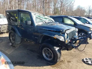 2007 Jeep Wrangler Rubicon with VIN 1J8GA64197L116283, listed as a IAAI auction lot 41008968 with 215,388 mi miles. Bid and sale history available at carsss.com. Image 1.