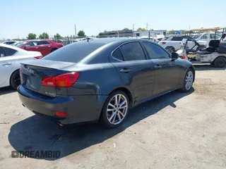 2007 Lexus IS 350 with VIN JTHBE262575015278, listed as a IAAI auction lot 42572142 with 159,701 mi miles and . Bid and sale history available at DreamBid. Image 4.