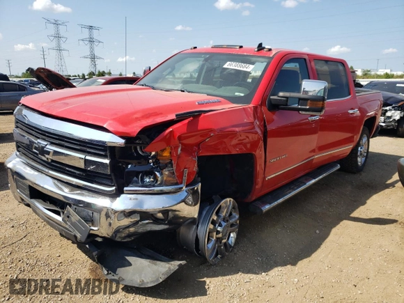 2016 Chevrolet Silverado 3500HD LTZ with VIN 1GC4K0C85GF266859, listed as a Copart auction lot 66388684 with 267,974 mi miles and Salvage Title. Bid and sale history available at carsss.com. Image 1.