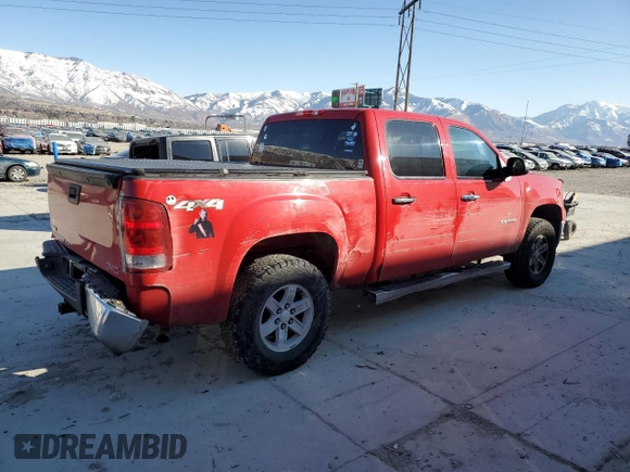 2012 GMC Sierra 1500 SLE with VIN 3GTP2VE78CG180291, listed as a Copart auction lot 42253185 with 161,756 mi miles and Salvage Title. Bid and sale history available at DreamBid. Image 3.