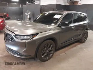 2024 Acura MDX w/A-Spec Package with VIN 5J8YE1H07RL020094, listed as a IAAI auction lot 41941652 with 9,997 mi miles. Bid and sale history available at carsss.com. Image 2.