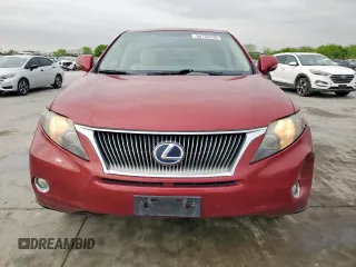 2010 Lexus RX 450h with VIN JTJZB1BA8A2000148, listed as a Copart auction lot 50135795 with 181,223 mi miles and Salvage title. Bid and sale history available at DreamBid. Image 5.