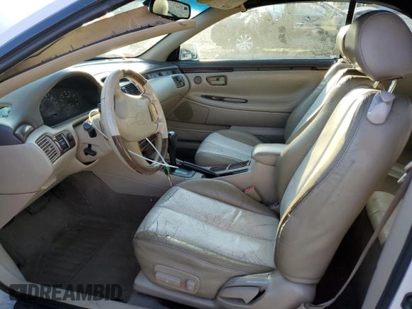 2001 Toyota Solara SE z VIN 2T1FF28P61C474810, wystawiony jako Copart lot #78028704 z przebiegiem 117 214 mil mil oraz Czysty tytuł • Clean title. Historia ofert i sprzedaży dostępna na DreamBid. Obrazek 7.