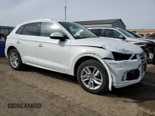 2020 Audi Q5 Premium with VIN WA1ANAFYXL2026794, listed as a Copart auction lot 44834995 with 66,010 mi miles and Salvage title. Bid and sale history available at DreamBid. Image 4.