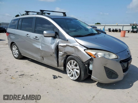 2012 Mazda 5 Sport with VIN JM1CW2BL2C0140909, listed as a Copart auction lot 61840615 with 155,863 mi miles and Salvage title. Bid and sale history available at DreamBid. Image 4.