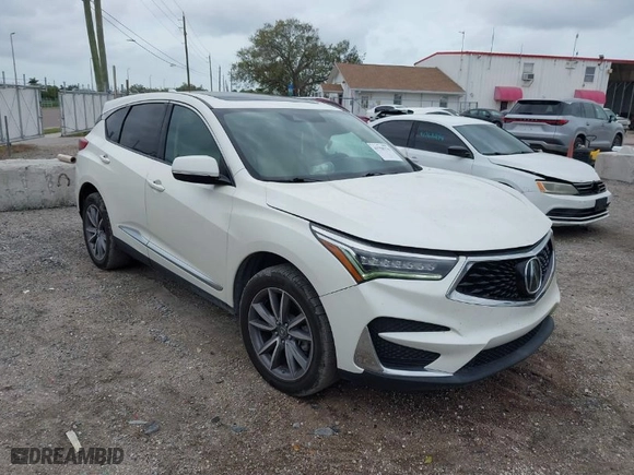 2019 Acura RDX w/Technology Pkg with VIN 5J8TC2H55KL031585, listed as a IAAI auction lot 41758776 with 55,144 mi miles. Bid and sale history available at carsss.com. Image 1.